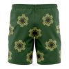 Zoros Wano Pattern OP Hawaiian Shorts BACK Mockup - Anime Swim Trunks