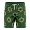 Zoros Wano Pattern OP Hawaiian Shorts FRONT Mockup Knot - Anime Swim Trunks