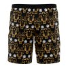 blackbulls Hawaiian Swim Trunks Board Shorts back - Anime Swim Trunks