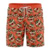 bowser Hawaiian Swim Trunks Board Shorts Knot - Anime Swim Trunks