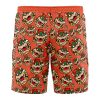 bowser Hawaiian Swim Trunks Board Shorts back - Anime Swim Trunks