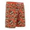 bowser Hawaiian Swim Trunks Board Shorts side Knot - Anime Swim Trunks