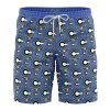 capsule Hawaiian Swim Trunks Board Shorts Knot - Anime Swim Trunks