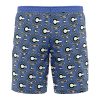 capsule Hawaiian Swim Trunks Board Shorts back - Anime Swim Trunks