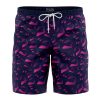 menacing Hawaiian Swim Trunks Board Shorts Knot - Anime Swim Trunks