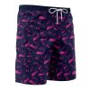 menacing Hawaiian Swim Trunks Board Shorts side Knot - Anime Swim Trunks