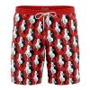 monokuma Hawaiian Swim Trunks Board Shorts Knot - Anime Swim Trunks