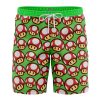 mushroom Hawaiian Swim Trunks Board Shorts Knot - Anime Swim Trunks