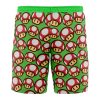 mushroom Hawaiian Swim Trunks Board Shorts back - Anime Swim Trunks