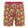 peach Hawaiian Swim Trunks Board Shorts Knot - Anime Swim Trunks