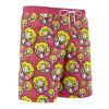 peach Hawaiian Swim Trunks Board Shorts side Knot - Anime Swim Trunks