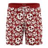 skull Hawaiian Swim Trunks Board Shorts Knot - Anime Swim Trunks