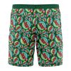 sos Hawaiian Swim Trunks Board Shorts back - Anime Swim Trunks