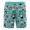 strawhats Hawaiian Swim Trunks Board Shorts back - Anime Swim Trunks