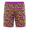 wario Hawaiian Swim Trunks Board Shorts back - Anime Swim Trunks