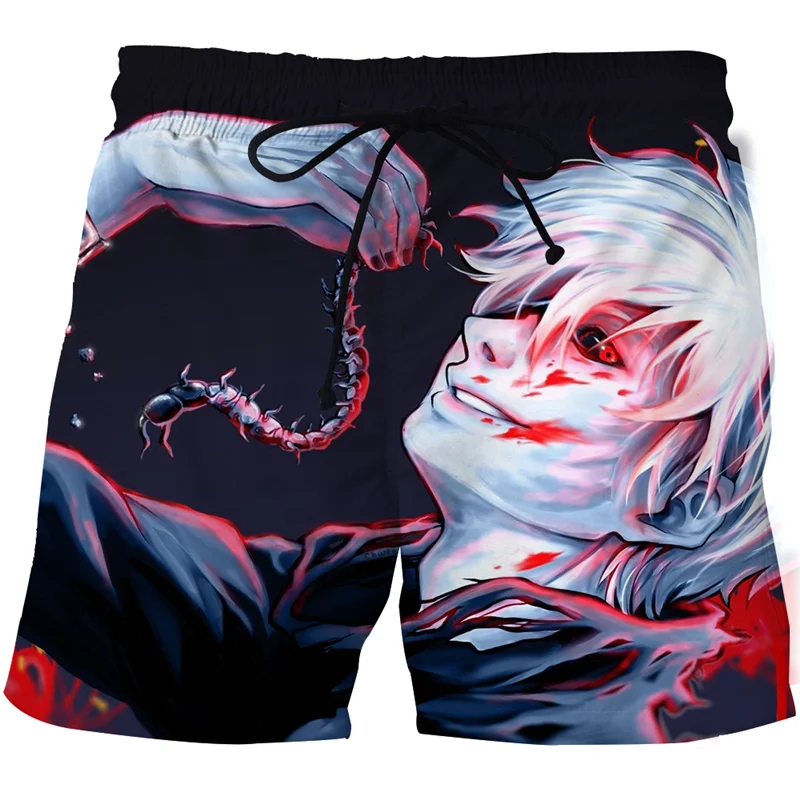 Tokyo Ghoul Kaneki Ken Hold Centipede Swim Trunk - Anime Swim Trunks